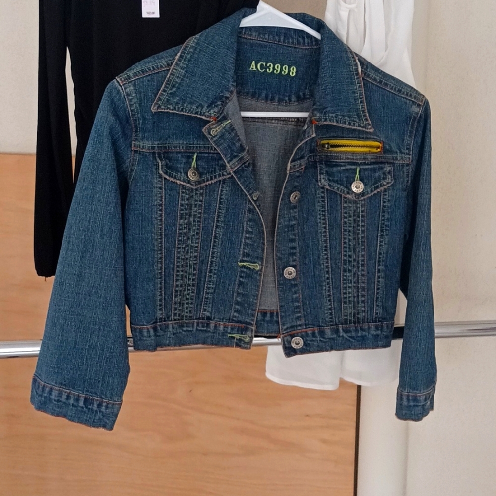 Cropped Jean Jacket